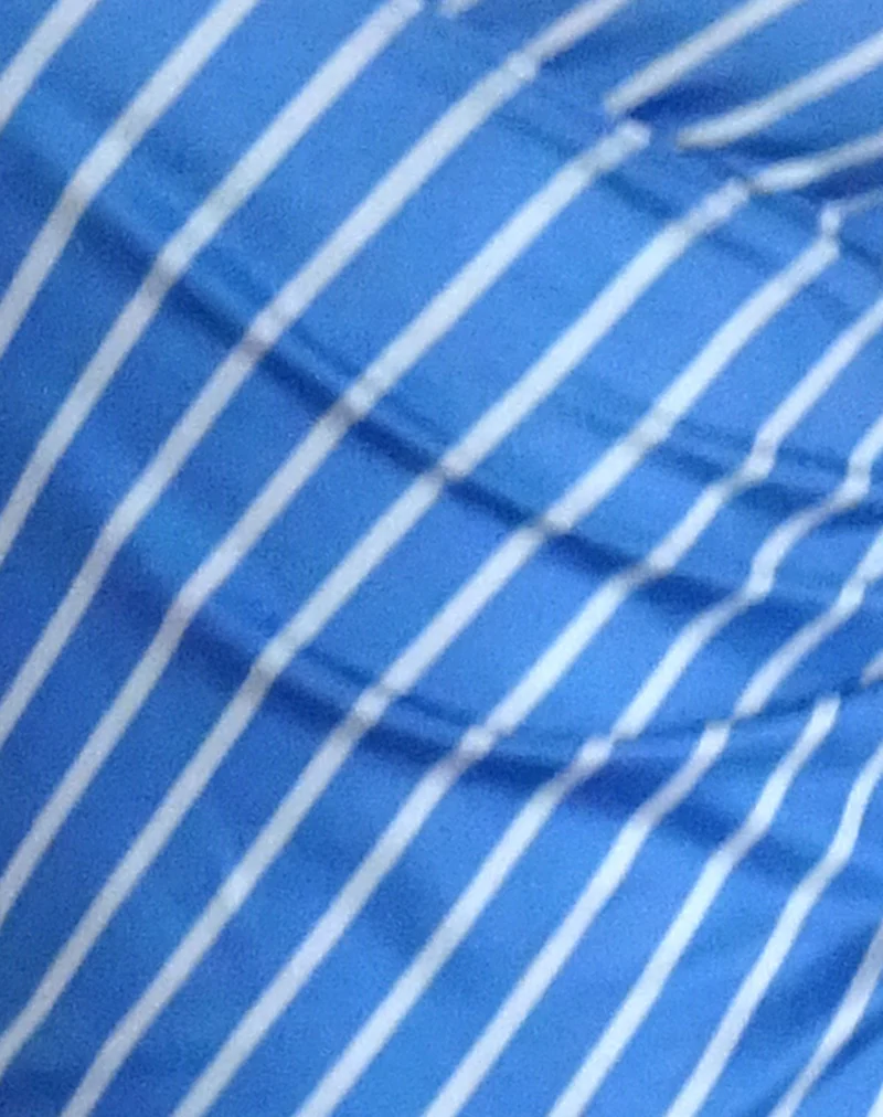 Fayez Slinky Top in Blue Diagonal Stripe - Image 6