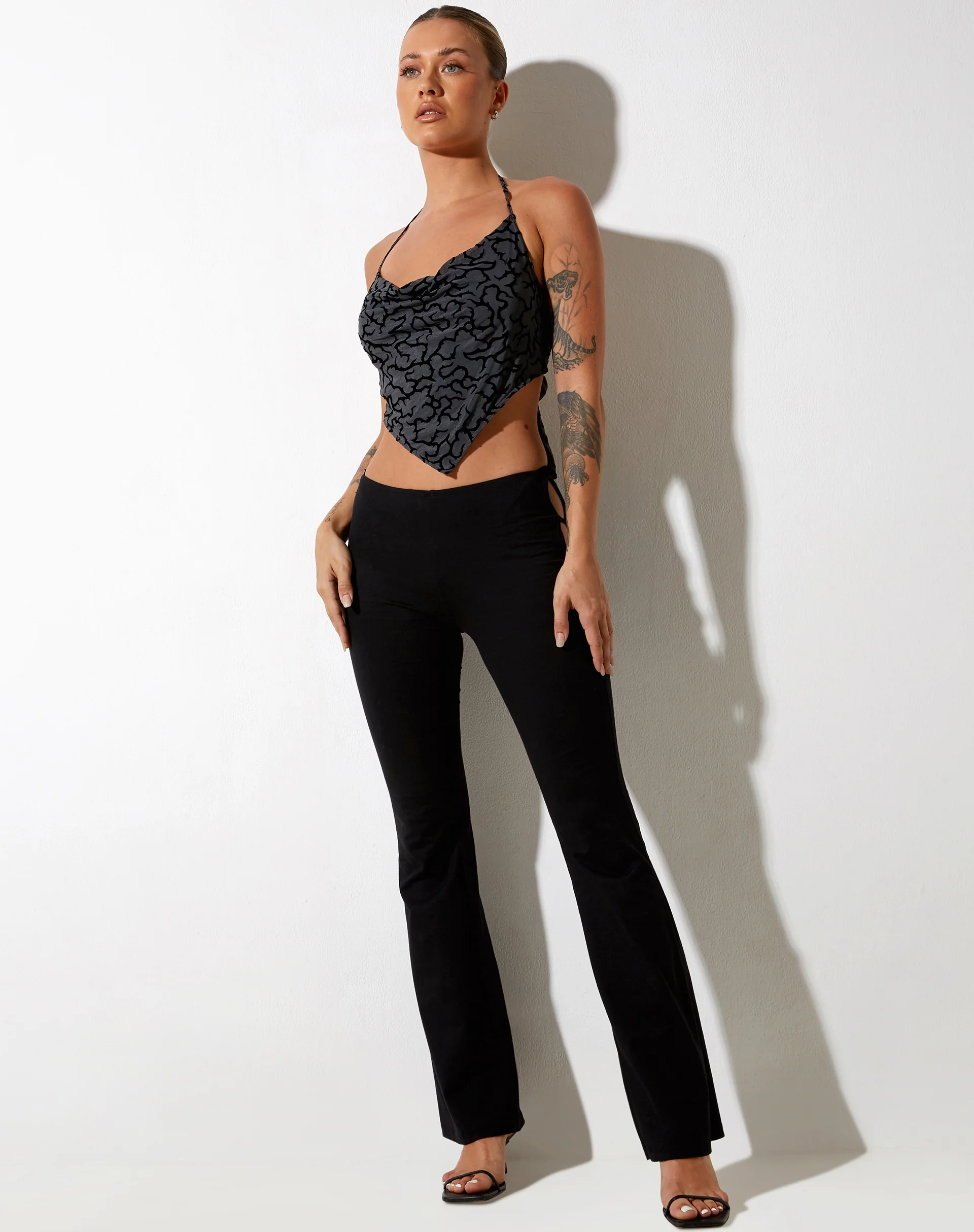 Ketia Crop Top in Tribal Flock - Image 4