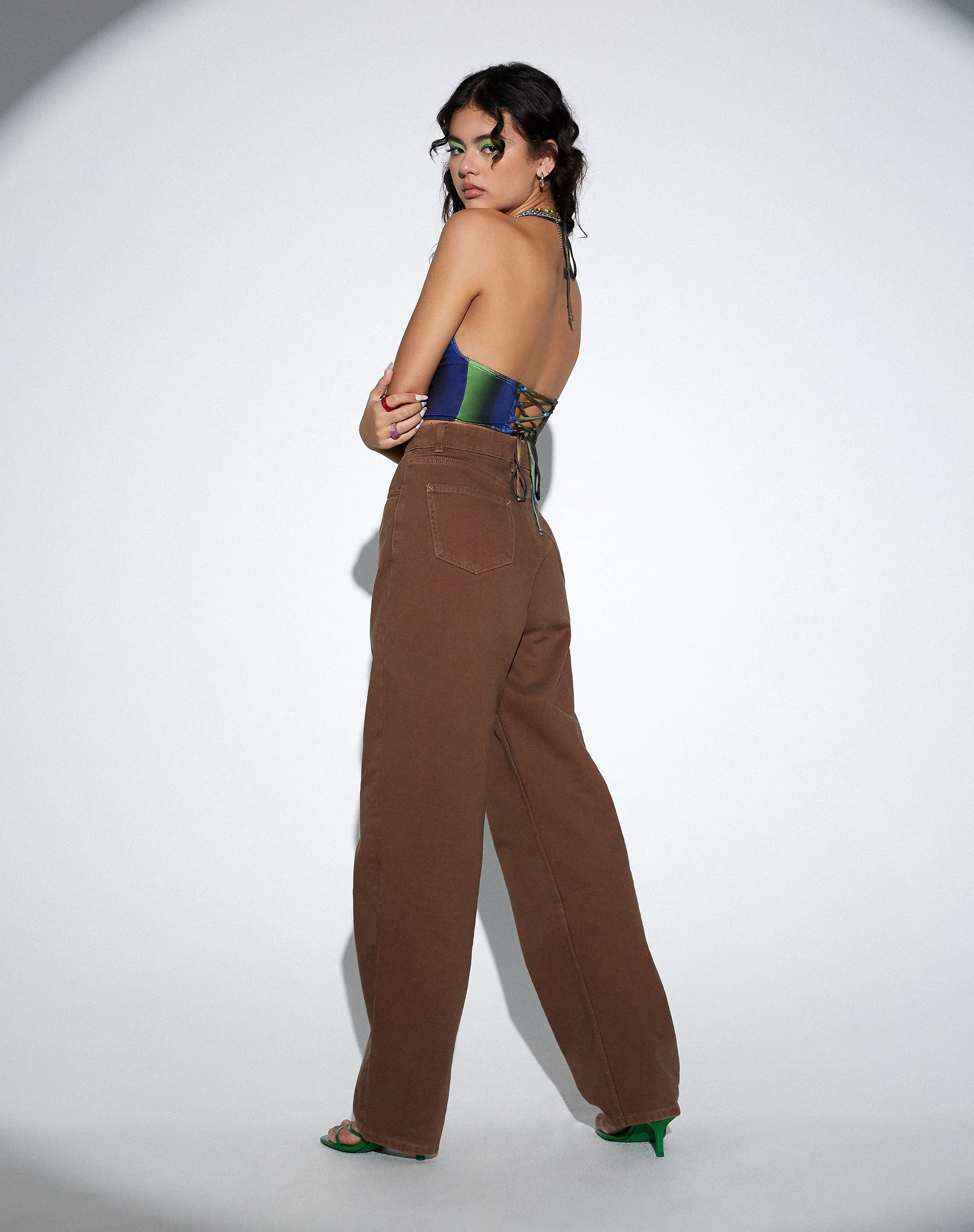 Parallel Jeans in Rich Brown - Image 4
