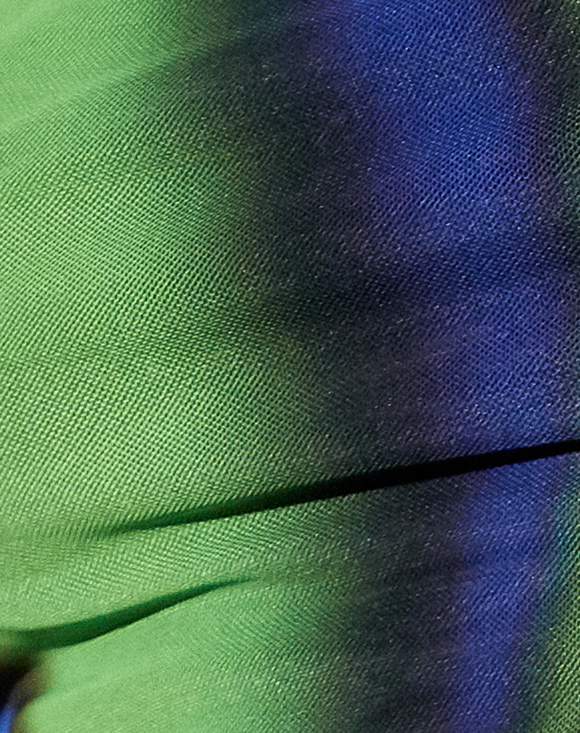 MOTEL X OLIVIA NEILL Salet Crop Top in Solarized Green and Blue - Image 9