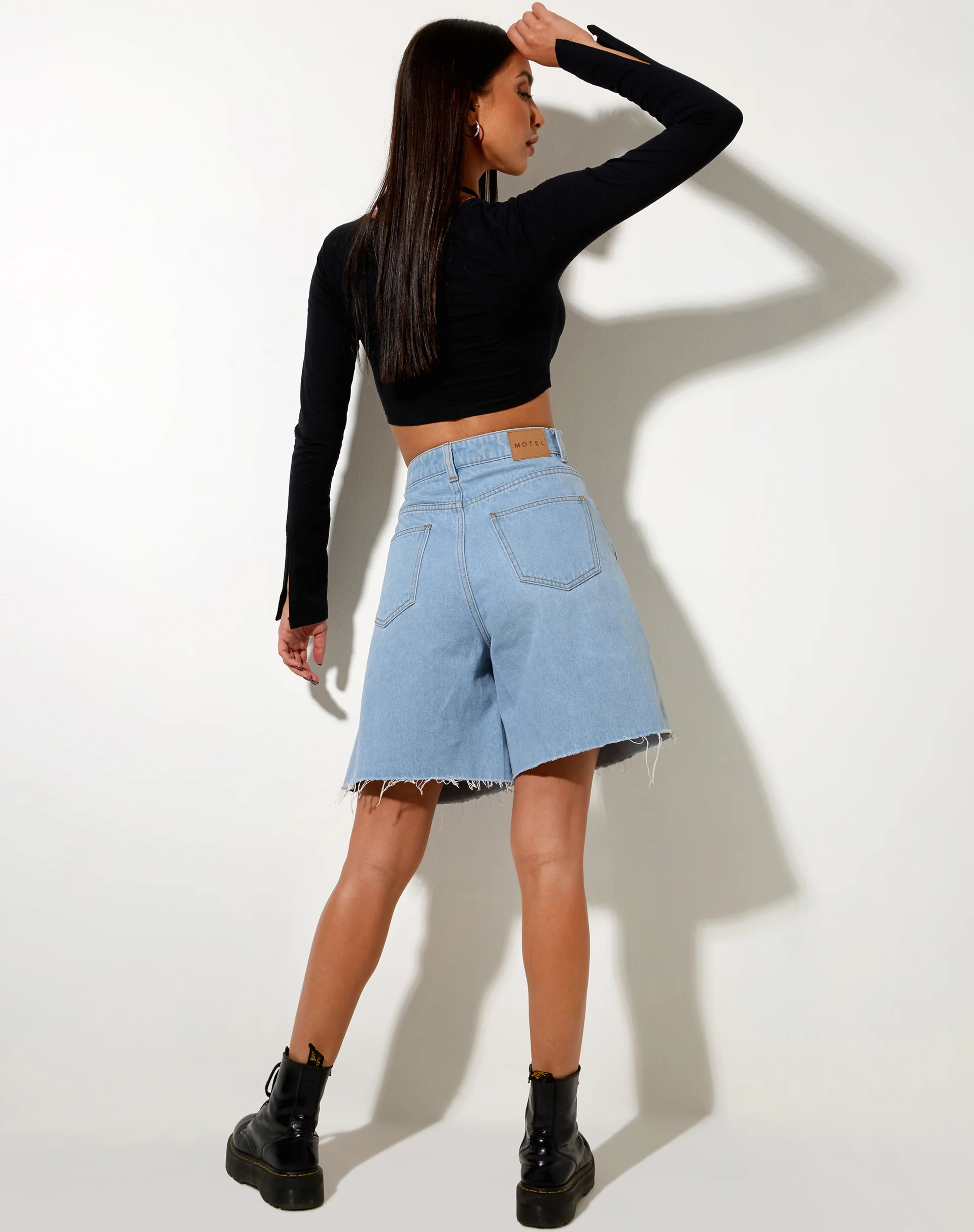 Sira Crop Top in Black - Image 5